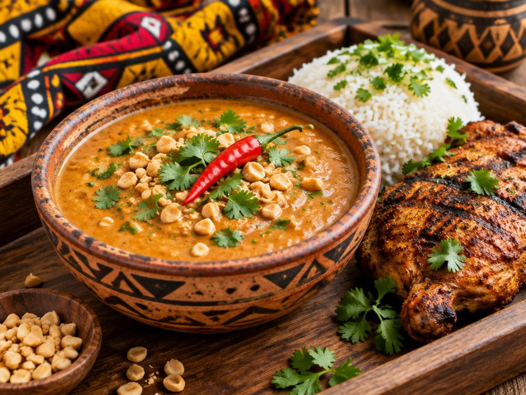 Afrikanische Erdnusssauce