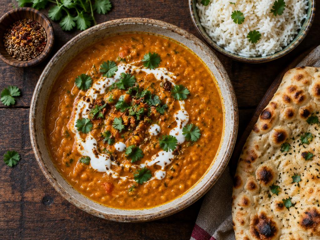 Indisches Rotes Linsen-Dal