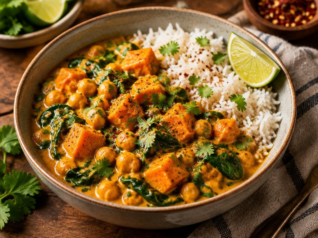 Süßkartoffel-Kokos-Curry